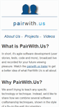 Mobile Screenshot of pairwith.us